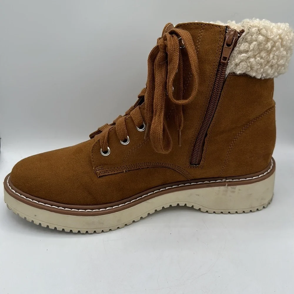 Madden Girl G-KRISTF nutmeg brown boots, size 9